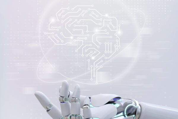 main robot digitale numérique